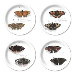 Bild von Johan Persson Fjärilar Coaster 4 pcs Ø 11 - Jamida of Sweden