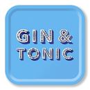 Bild von Asta Barrington Gin & Tonic / sky blue Tray 32x32 - Jamida of Sweden